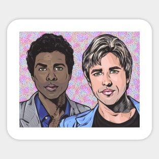 Tubbs and Crockett Sticker